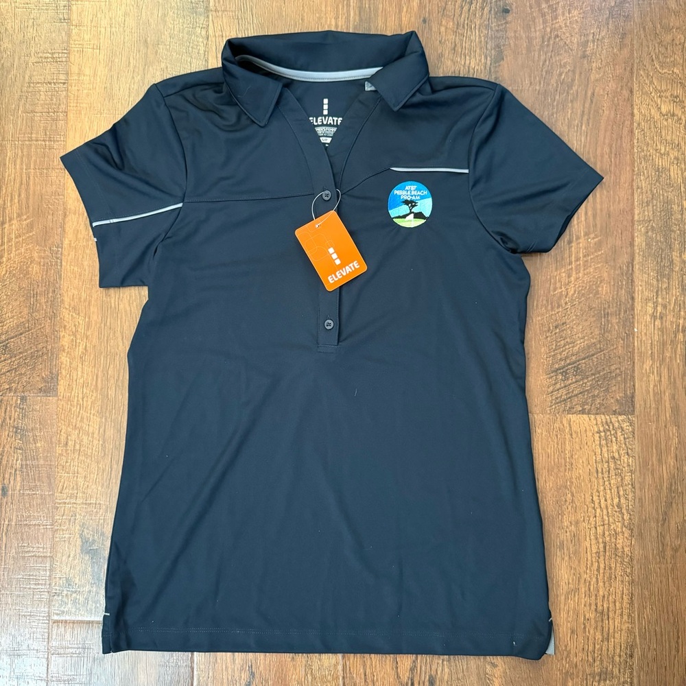 ELEVATE Wilcox Polo golf tee / Pebble Beach PRO-AM, size S/P, NWT